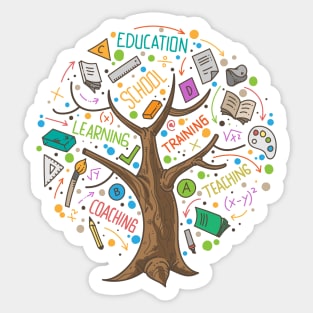 Education Concept Sticker